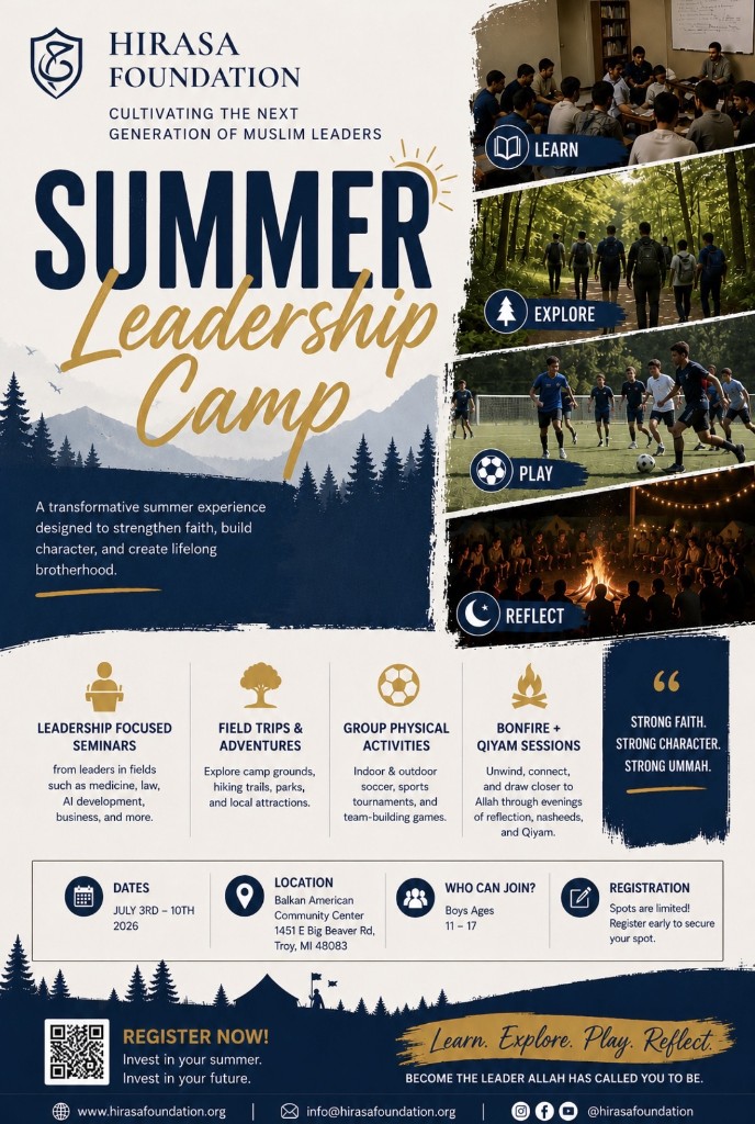 Summer Leadership Camp flyer